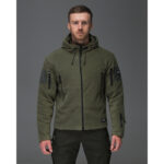 Bezet Unbreak fleece jacket Olive - Image 5