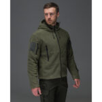 Bezet Unbreak fleece jacket Olive - Image 10