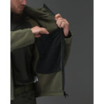 Bezet Unbreak fleece jacket Olive - Image 8