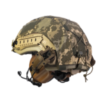 Set: FAST NIJ IIIA helmet + M32H active headphones + cheburashka mount + pixel cover. Color: coyote-pixel - Image 3