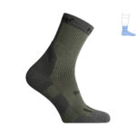 Protector “MidDry+” demi-season compression socks with Achilles insulation Olive - Image 2