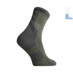 Protector “MidDry+” demi-season compression socks with Achilles insulation Olive - Image 3