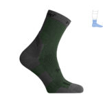 Protector “MidDry+” demi-season compression socks with Achilles insulation Green - Image 2
