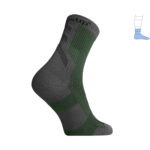 Protector “MidDry+” demi-season compression socks with Achilles insulation Green - Image 3