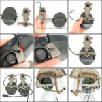 Mounting adapter for Sordin headphones on the Cheburashka Coyote helmet - Image 6