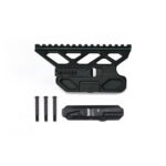 Kruk side quick-release bracket with picatinny bar and mounting bracket