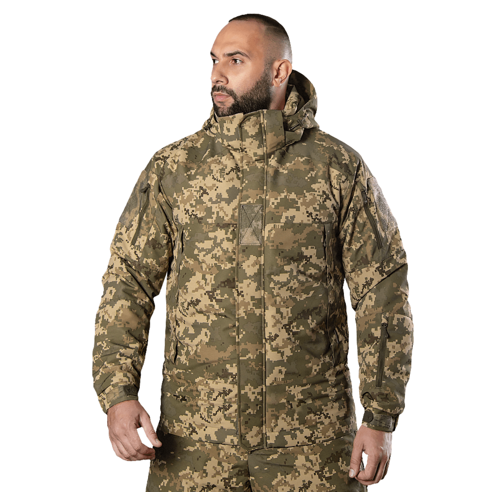 kurtka-camotec-defender-7-level-piksel-1-1700x1700-1.png Camotec Defender 7 level Pixel unisex jacket - Image 1