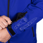 Camotec Rubicon SoftShell Jacket Blue - Image 10