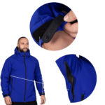 Camotec Rubicon SoftShell Jacket Blue - Image 4