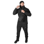 Camotec Stalker SoftShell Black Jacket - Image 2