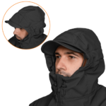 Camotec Stalker SoftShell Black Jacket - Image 5