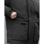 BEZET SnowPatrol Black tactical winter jacket - Image 15