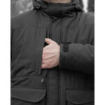 BEZET SnowPatrol Black tactical winter jacket - Image 16