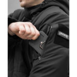 BEZET SnowPatrol Black tactical winter jacket - Image 19