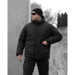 BEZET SnowPatrol Black tactical winter jacket - Image 4