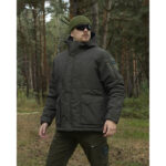 BEZET SnowPatrol Khaki tactical winter jacket