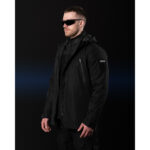 Bezet windbreaker jacket Trajectory Black - Image 11