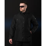 Bezet windbreaker jacket Trajectory Black - Image 6