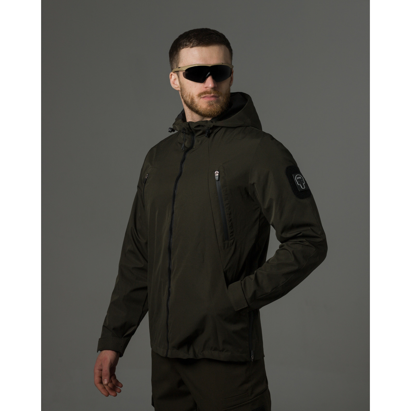 kurtka-vitrovka-bezet-traektoriya-olive-1700x1700-1.jpeg Bezet windbreaker jacket Trajectory Olive - Image 1