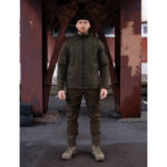 Bezet windbreaker jacket Trajectory Olive - Image 13