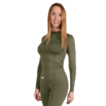 Longsleeves Camotec Pani CoolPass SJ Olive