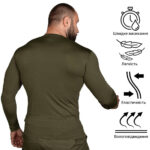 Camotec CoolTouch Olive longsleeve - Image 3