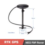 Holybro H-RTK NEO-F9P Rover (IP66, RM3100 Compass) - Image 6