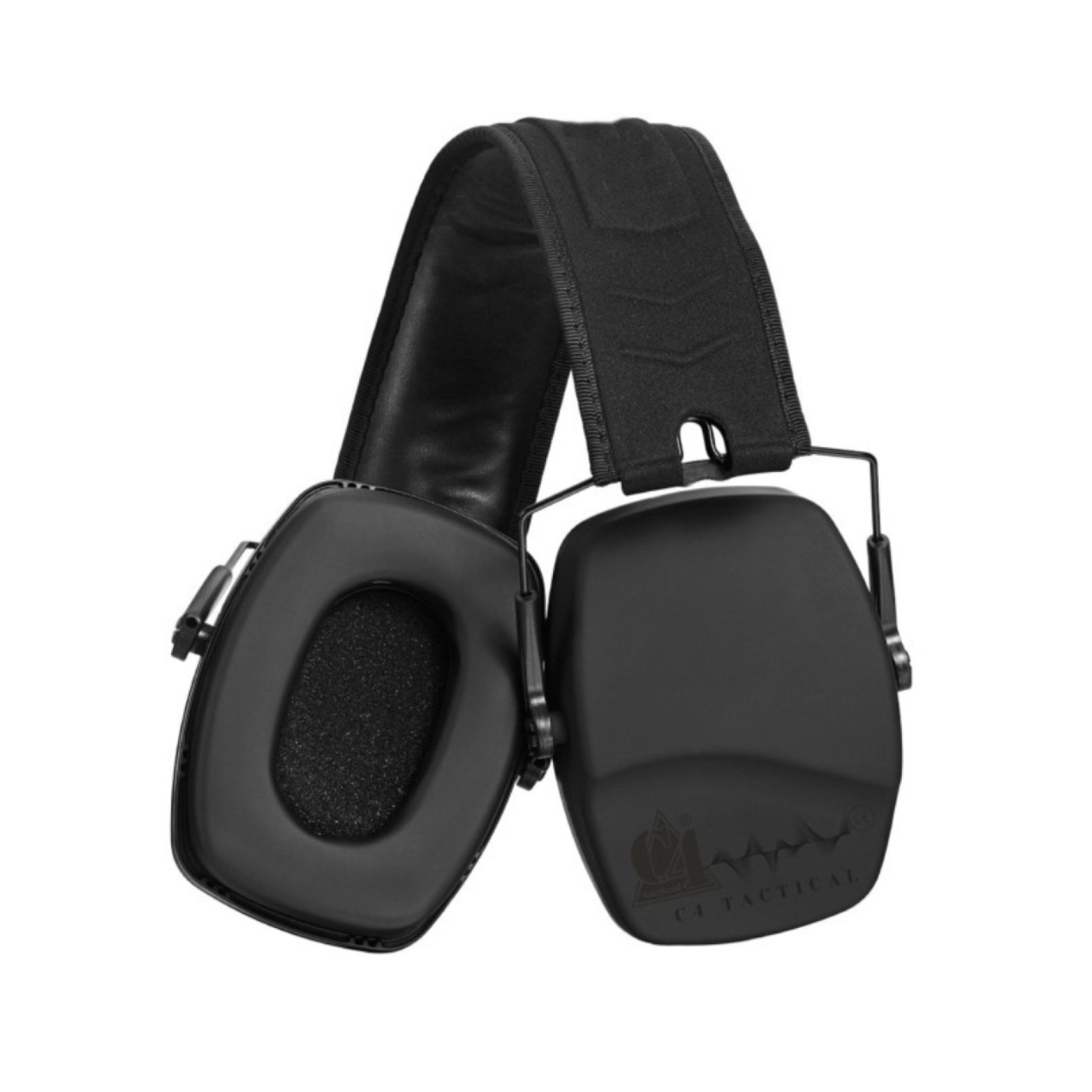 pasivni-navushnyky-z-shumozahlushennyam-c4-tactical-snr28db-chornyj-1-1700x1700-1.jpg C4 Tactical passive noise-canceling headphones (SNR=28dB) Black - Image 1