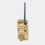 Pouch for radio with transparent window DEFua Multicam