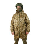 Raincoat with sealed seams Kiborg Pixel