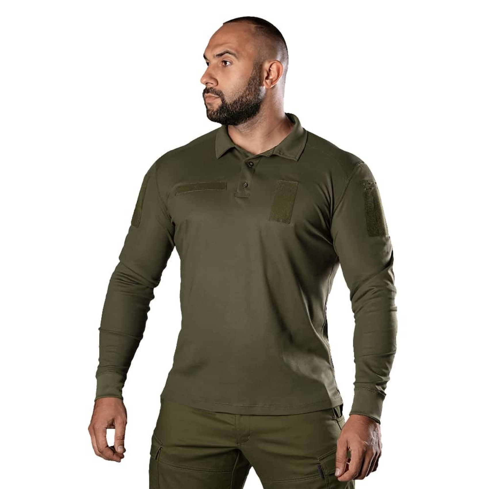 polo-camotec-army-id-long-coolpass-pique-lt-olyva-1700x1700-1.jpg Camotec Army ID Long CoolPass Pique LT polo - Image 1