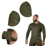 Camotec Army ID Long CoolPass Pique LT polo - Image 4