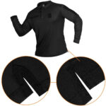 Camotec Paladin 2.0 CoolPass Pique LT Black long sleeve - Image 5