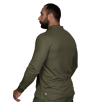 Polo Camotec Army ID Long CoolPass Pique Olive - Image 3