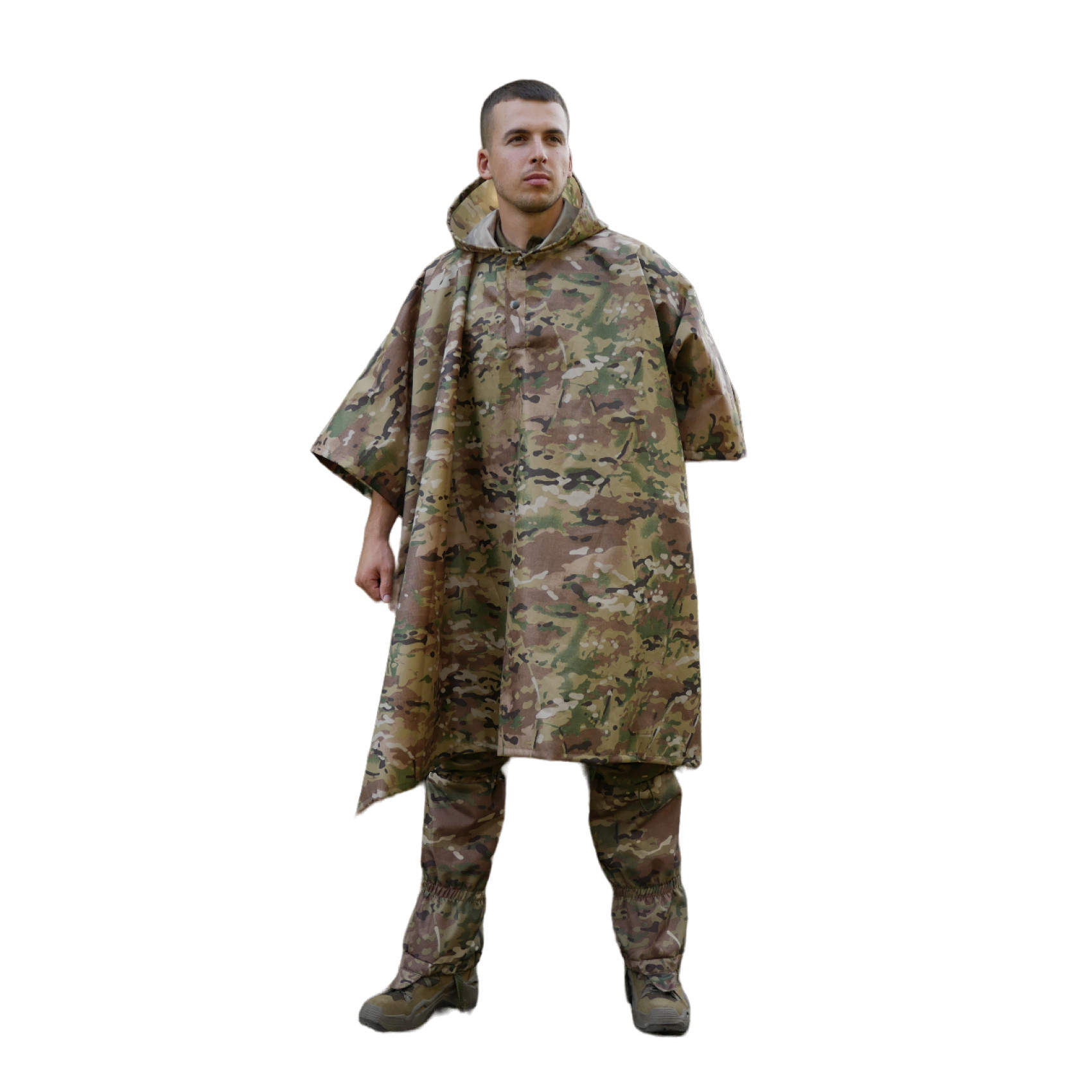 poncho-doshovik-iz-zapayanimy-shvamy-kiborg-waterproof-multicam2-1700x1700-1.jpg Poncho raincoat with sealed seams Kiborg Waterproof Multicam - Image 1