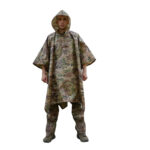 Poncho raincoat with sealed seams Kiborg Waterproof Multicam - Image 3