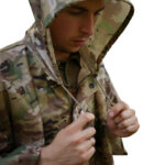 Poncho raincoat with sealed seams Kiborg Waterproof Multicam - Image 4
