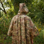 Poncho raincoat with sealed seams Kiborg Waterproof Multicam - Image 8