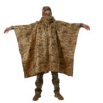 Poncho raincoat with sealed seams Kiborg Waterproof Pixel - Image 4