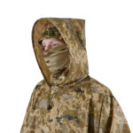 Poncho raincoat with sealed seams Kiborg Waterproof Pixel - Image 5
