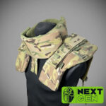 Next Gen Multicam Neck Protector with Class 1 ballistic protection