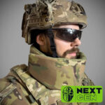 Next Gen Multicam Neck Protector with Class 1 ballistic protection - Image 5