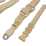 The Kiborg Gun Sling G-2 2-Point Strap with Triple-X Quick Adjustment Buckle Coyote - Image 2