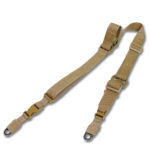 The Kiborg Gun Sling G-2 2-Point Strap with Triple-X Quick Adjustment Buckle Coyote - Image 4