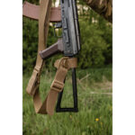 The Kiborg Gun Sling G-2 2-Point Strap with Triple-X Quick Adjustment Buckle Coyote - Image 9