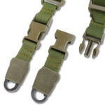 The Kiborg Gun Sling G-2 2-Point Strap with Triple-X Quick Adjustment Buckle Olive - Image 3
