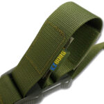 The Kiborg Gun Sling G-2 2-Point Strap with Triple-X Quick Adjustment Buckle Olive - Image 4