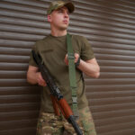 The Kiborg Gun Sling G-2 2-Point Strap with Triple-X Quick Adjustment Buckle Olive - Image 6