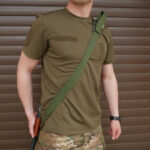 The Kiborg Gun Sling G-2 2-Point Strap with Triple-X Quick Adjustment Buckle Olive - Image 7