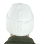 Kiborg White knitted balaclava hat - Image 3